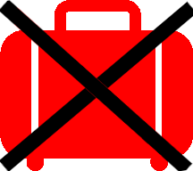 valise non sélectionnée